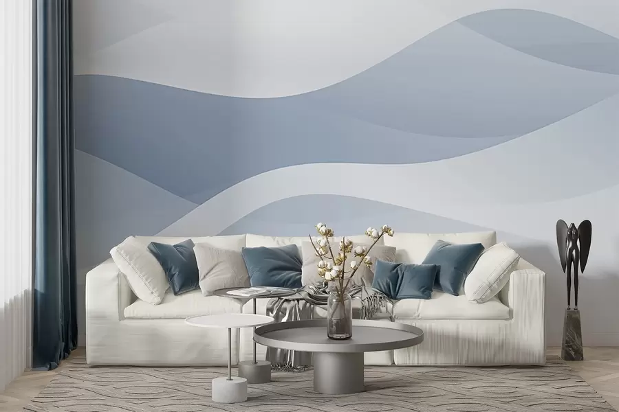 Papier peint Vagues abstraites w04288