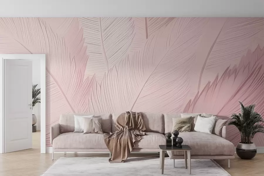 Papier peint Plumes duveteuses w04289v1