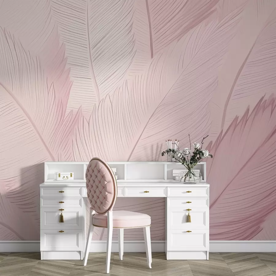 Papier peint Plumes duveteuses w04289v1