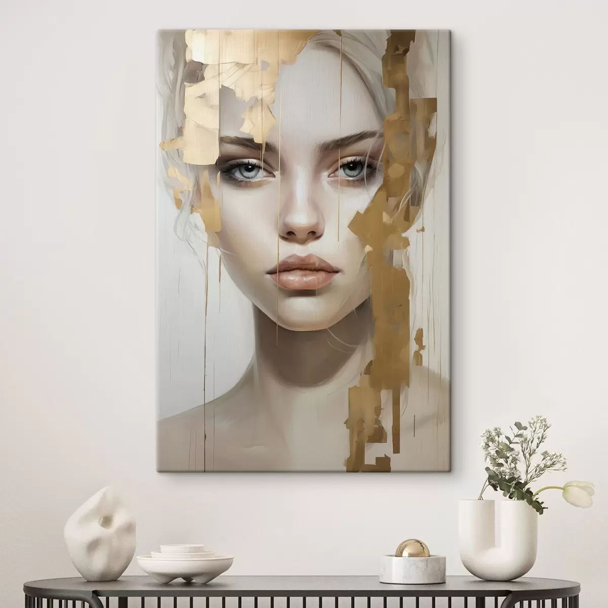 Tableau Portrait abstrait s45215
