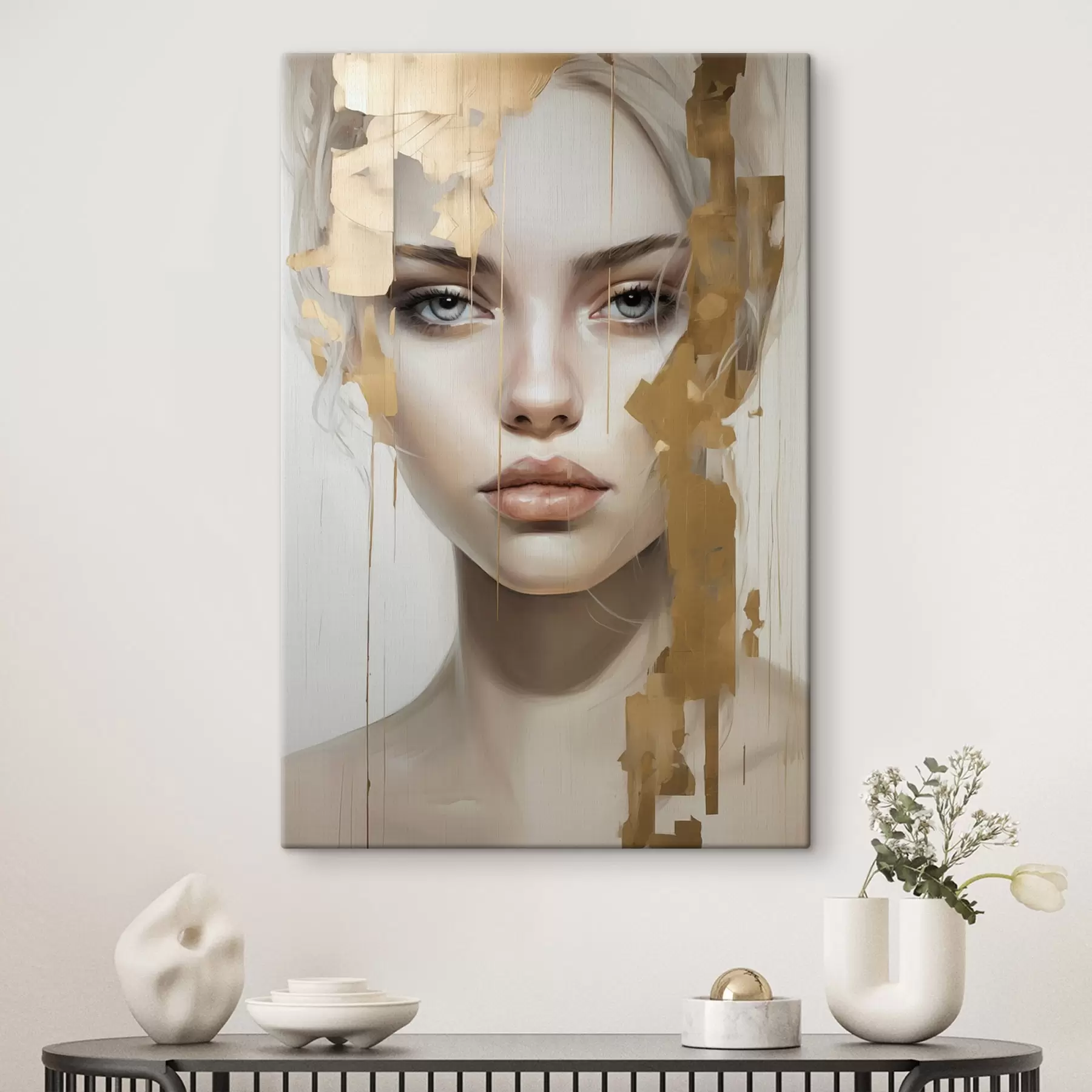 Tableau Portrait abstrait s45215
