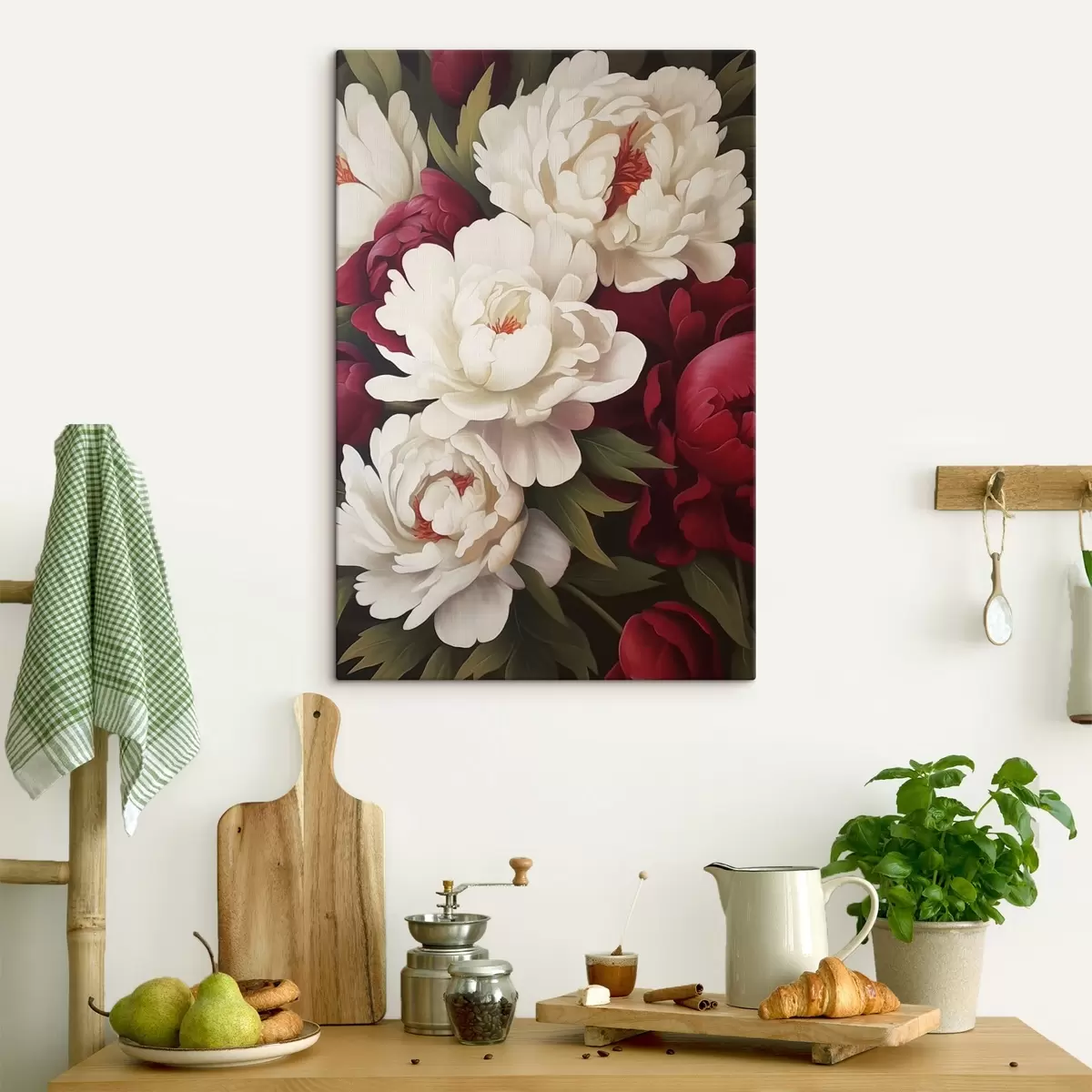 Tableau Pivoines s45221
