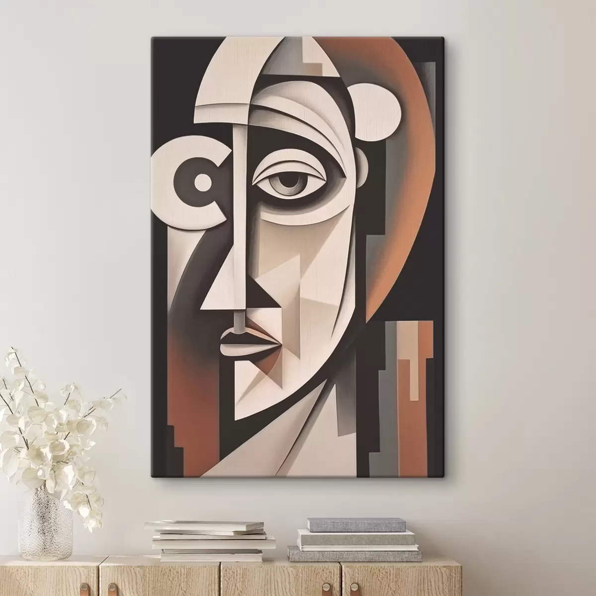 Tableau Regard cubiste s45228