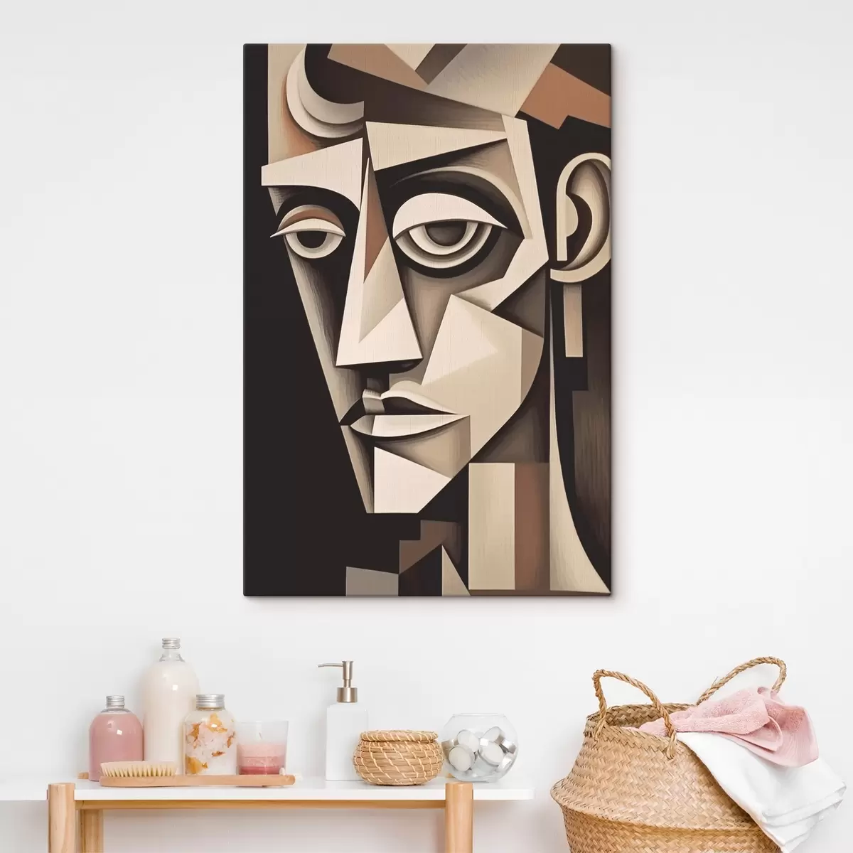 Tableau Regard cubiste s45231