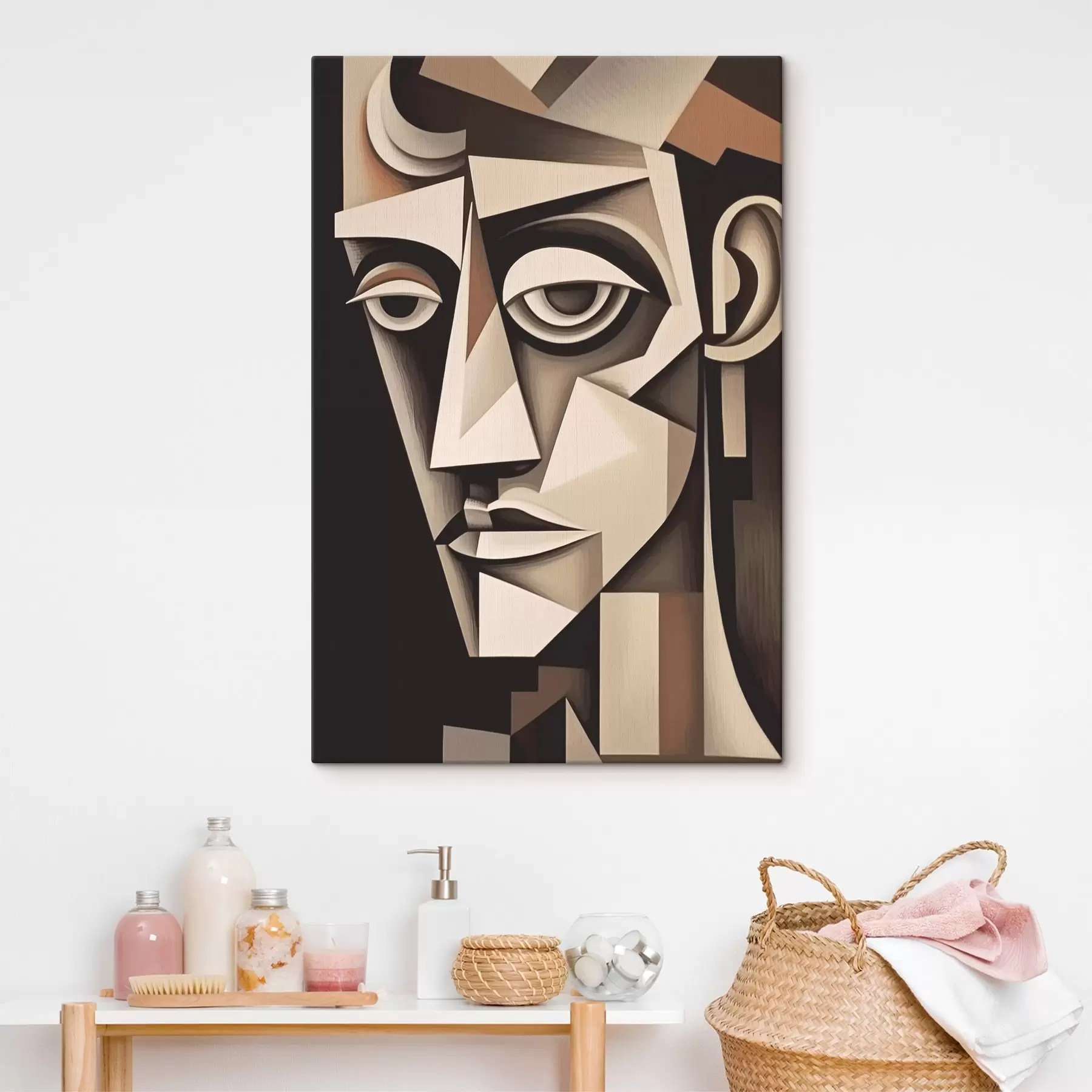 Tableau Regard cubiste s45231
