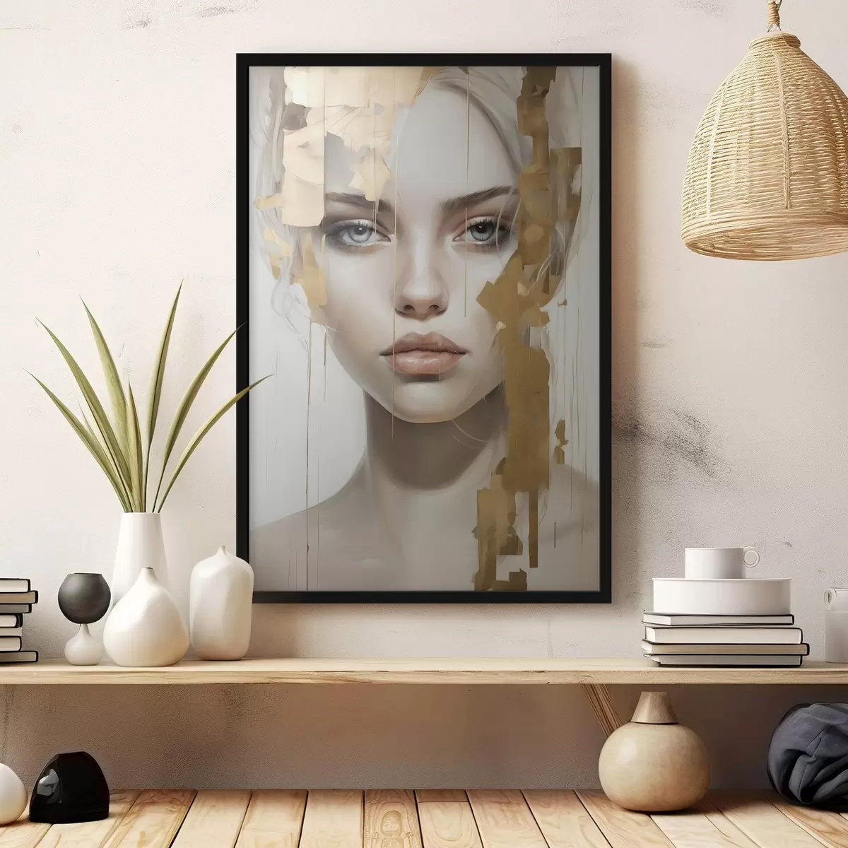 Poster Portrait abstrait f45215