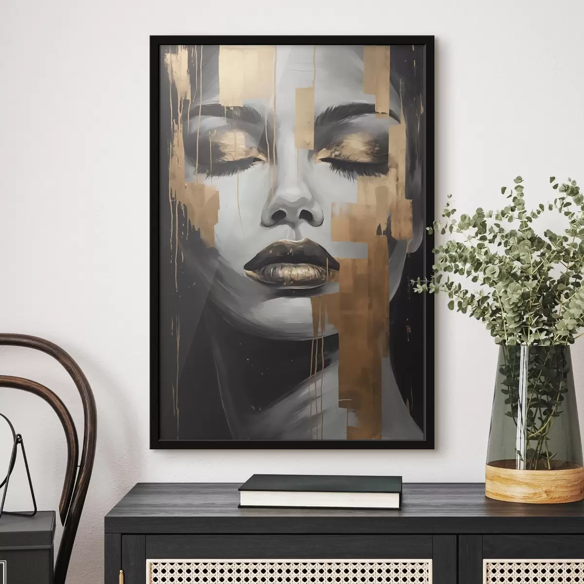 Poster Visage graphique f45226
