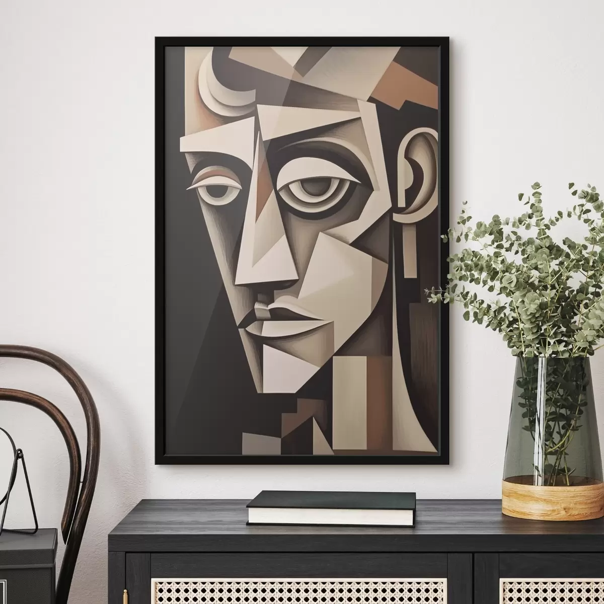 Poster Regard cubiste f45231