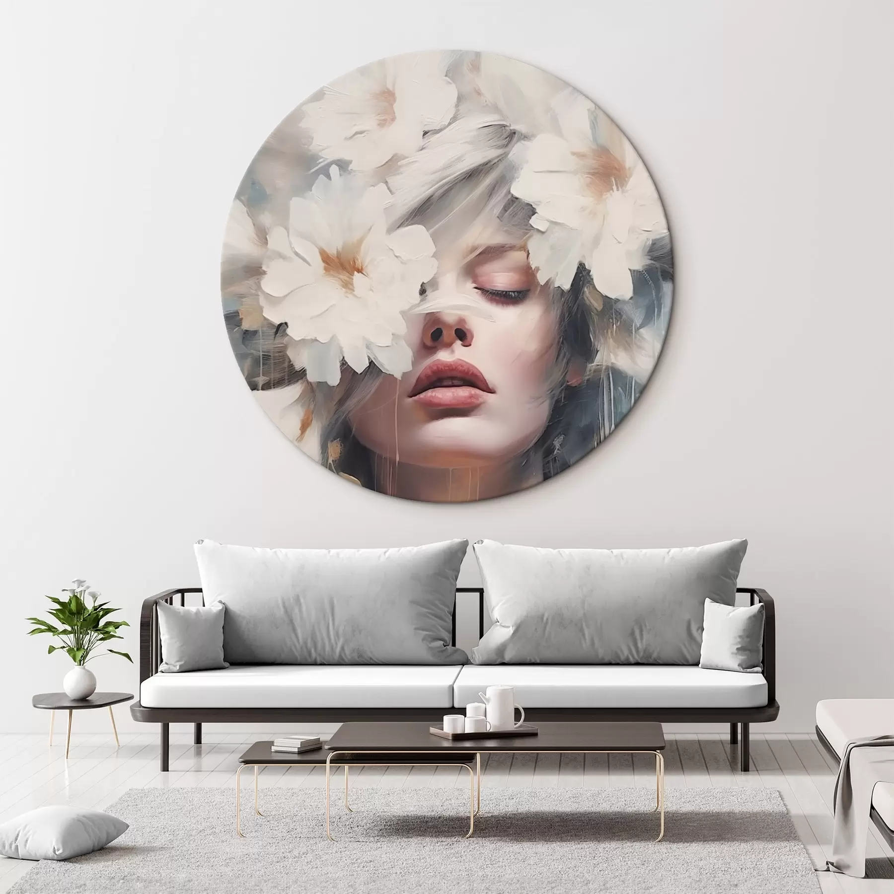 Tableau Portrait abstrait r45219