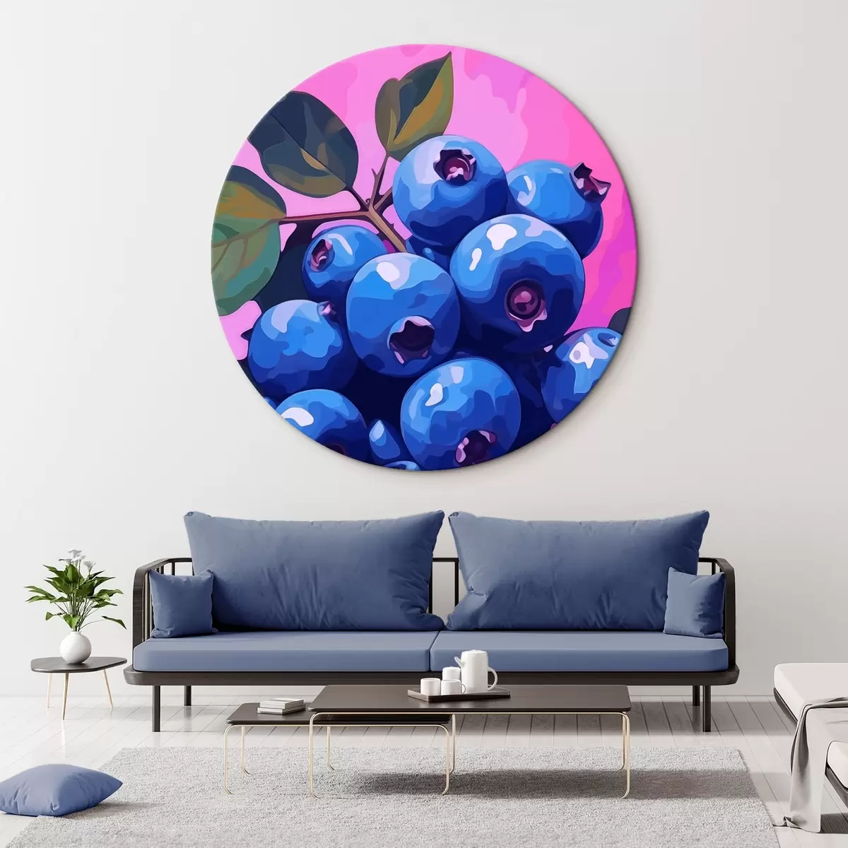 Tableaux rondes Myrtilles juteuses r45223