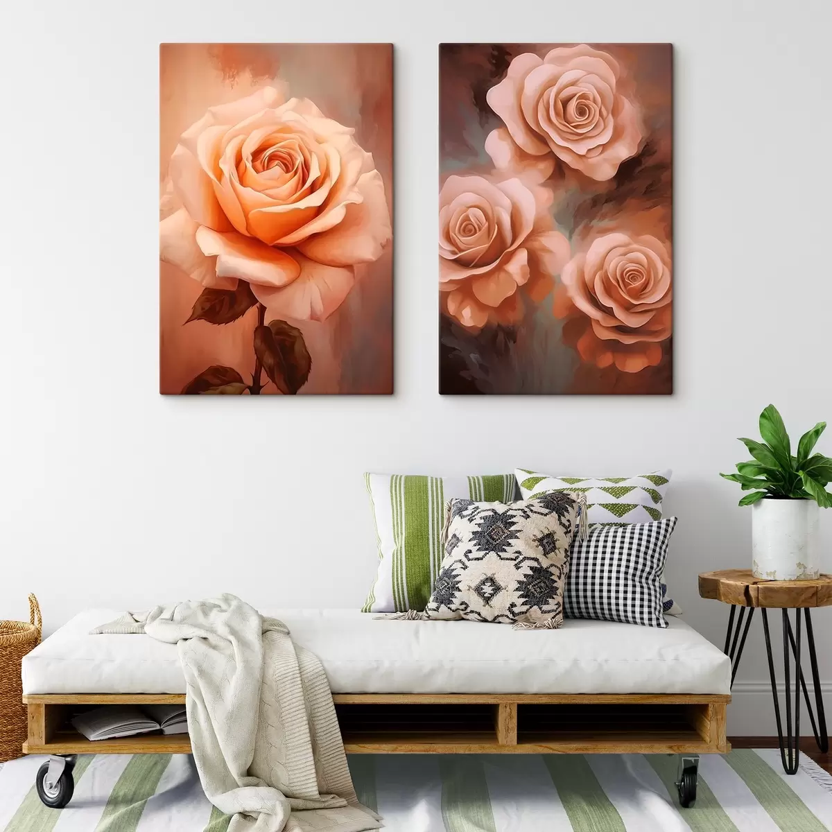 Tableau Roses m00549