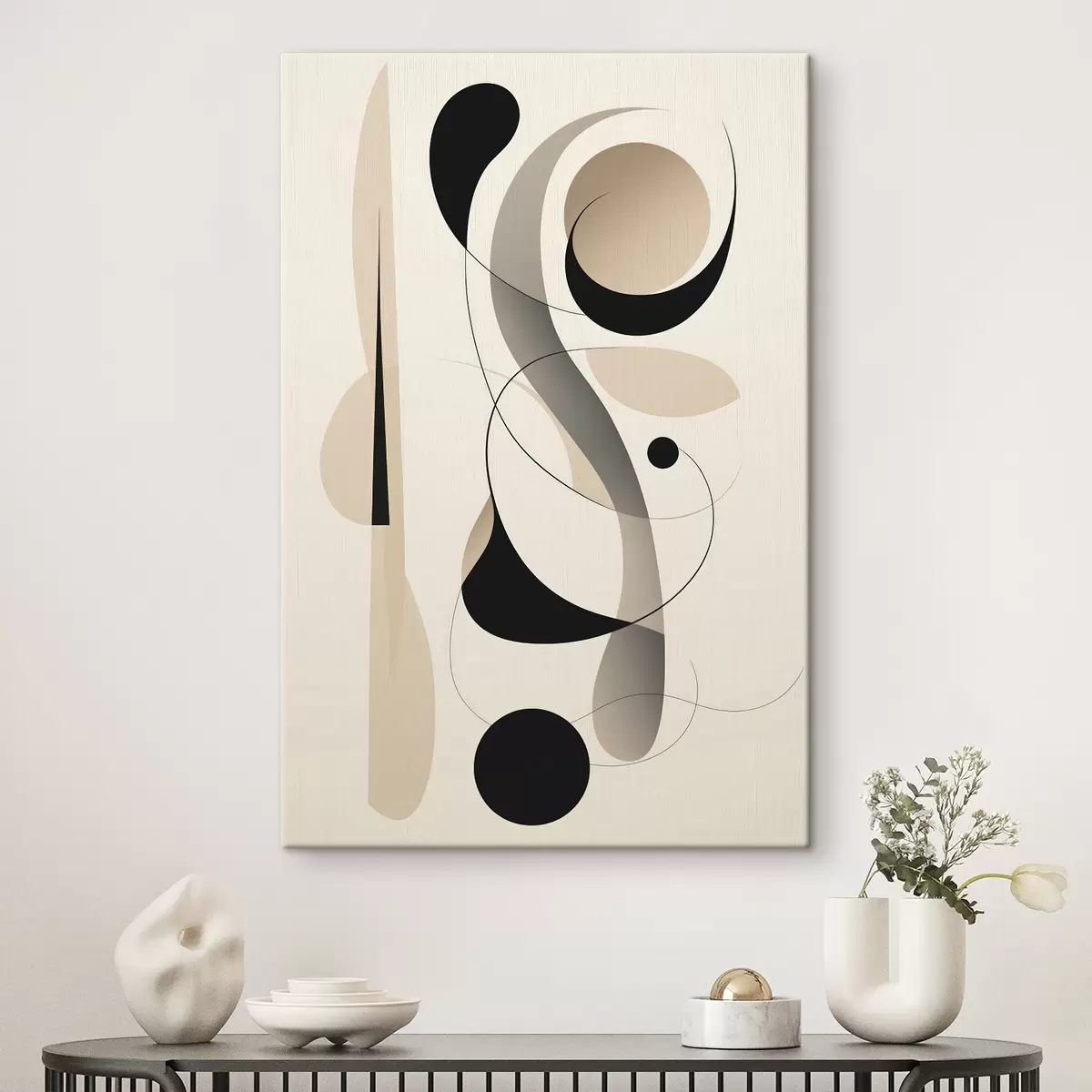Tableau Composition géométrique minimaliste s45198