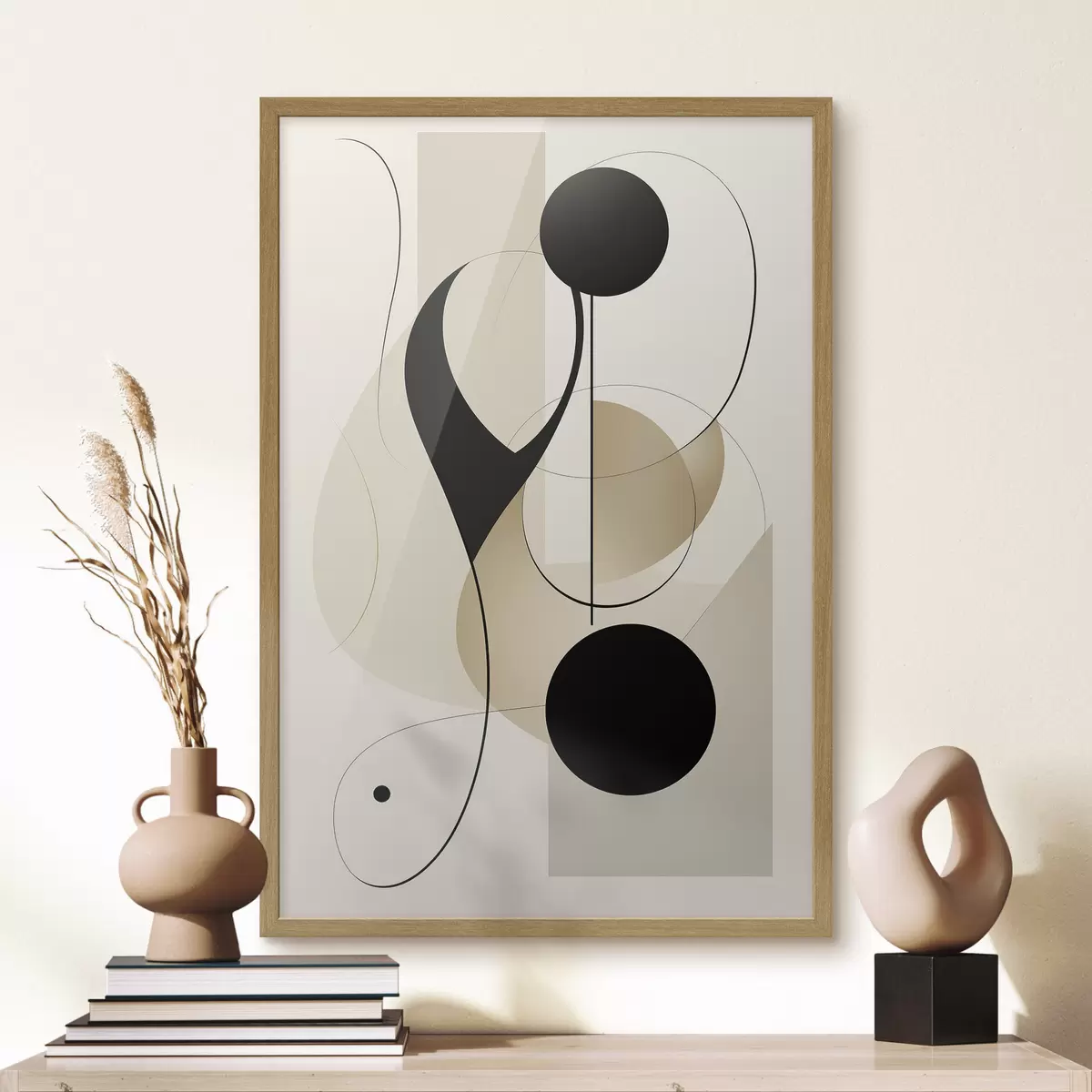 Poster Chorégraphie de points noirs f45197