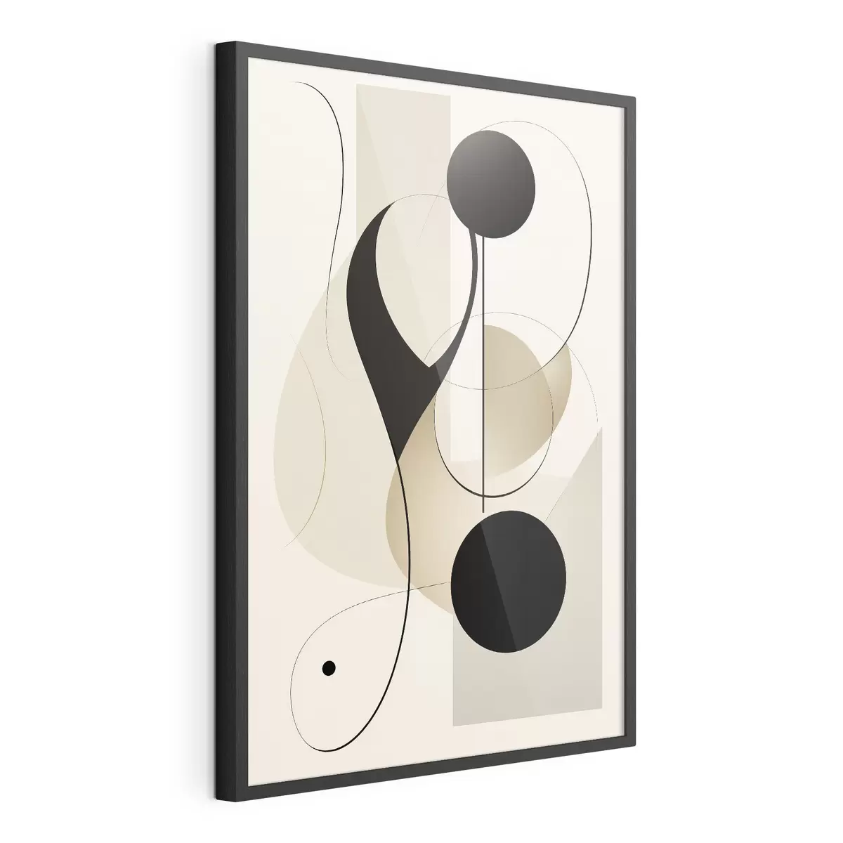 Poster Chorégraphie de points noirs f45197