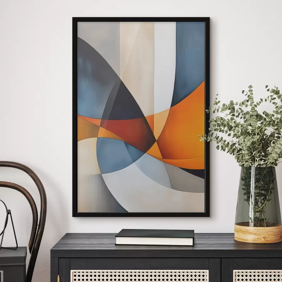 Papier peint Abstraction avec des formes géométriques f45201