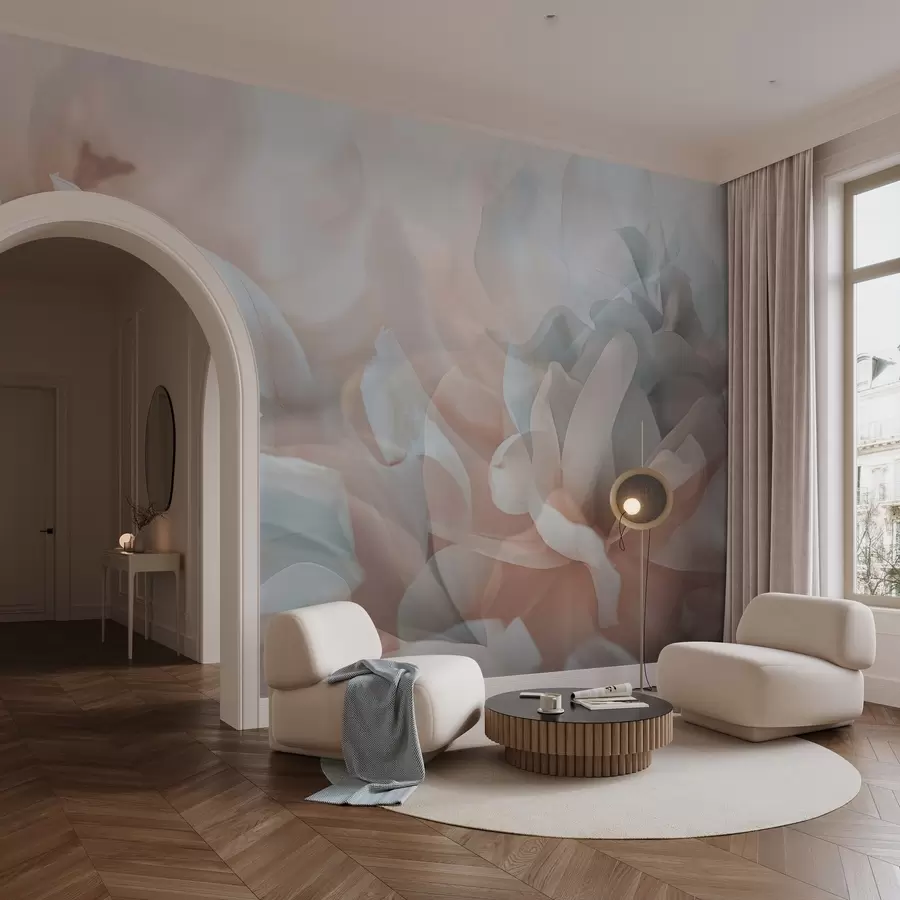 Papier peint Fleurs semi-transparentes w04320v1