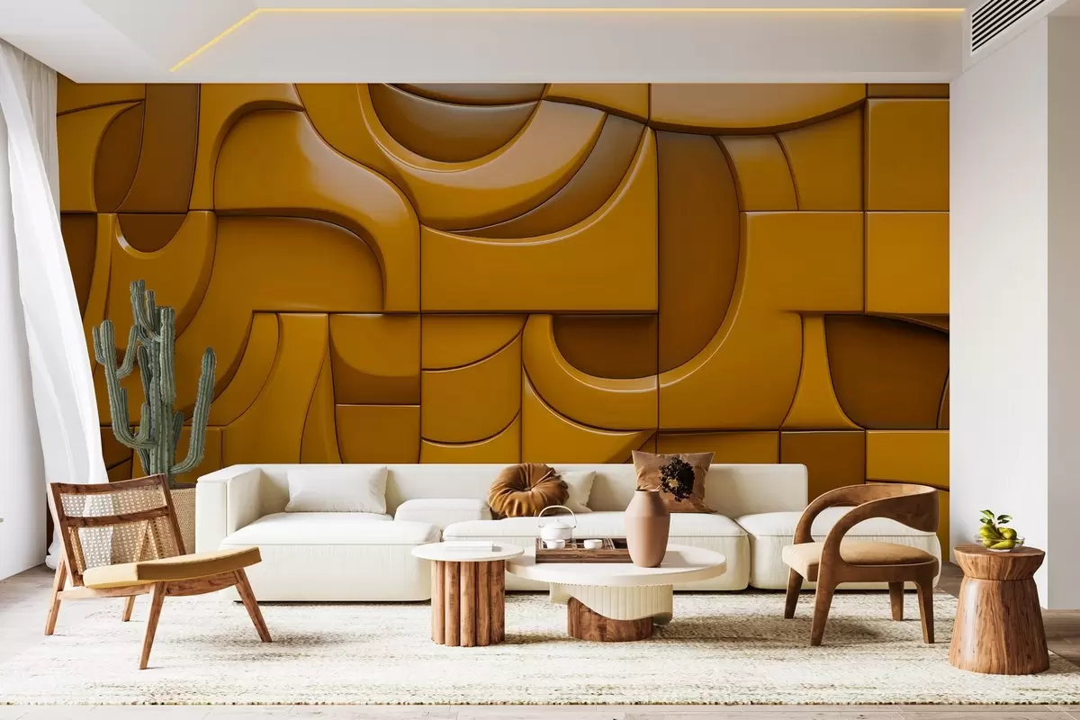 Papier peint Mur en relief peint w04321