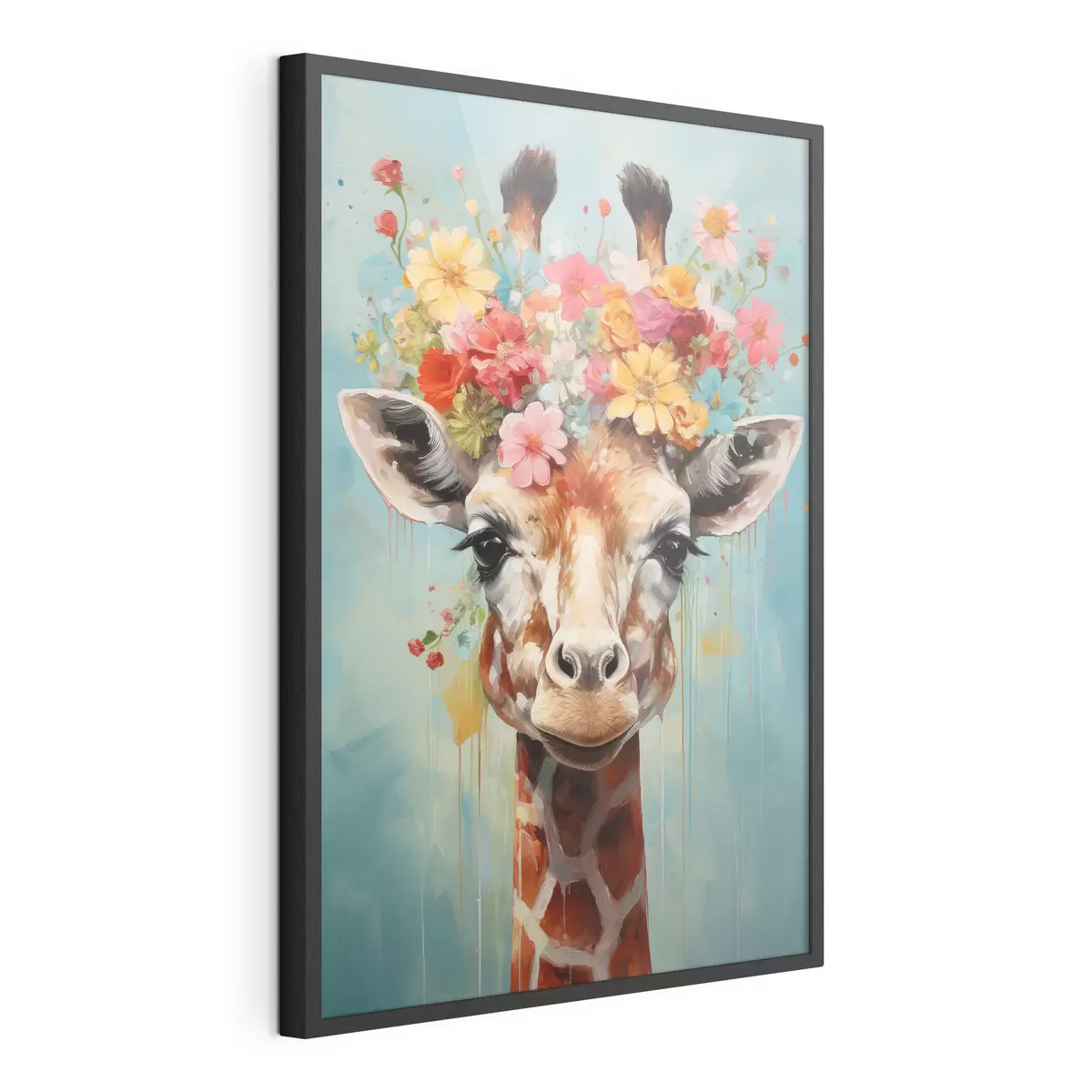 Poster Une jolie girafe f44557