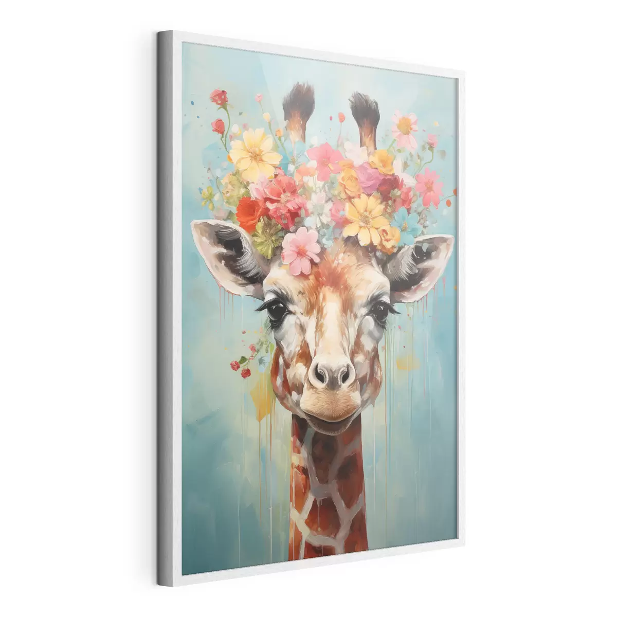 Poster Une jolie girafe f44557