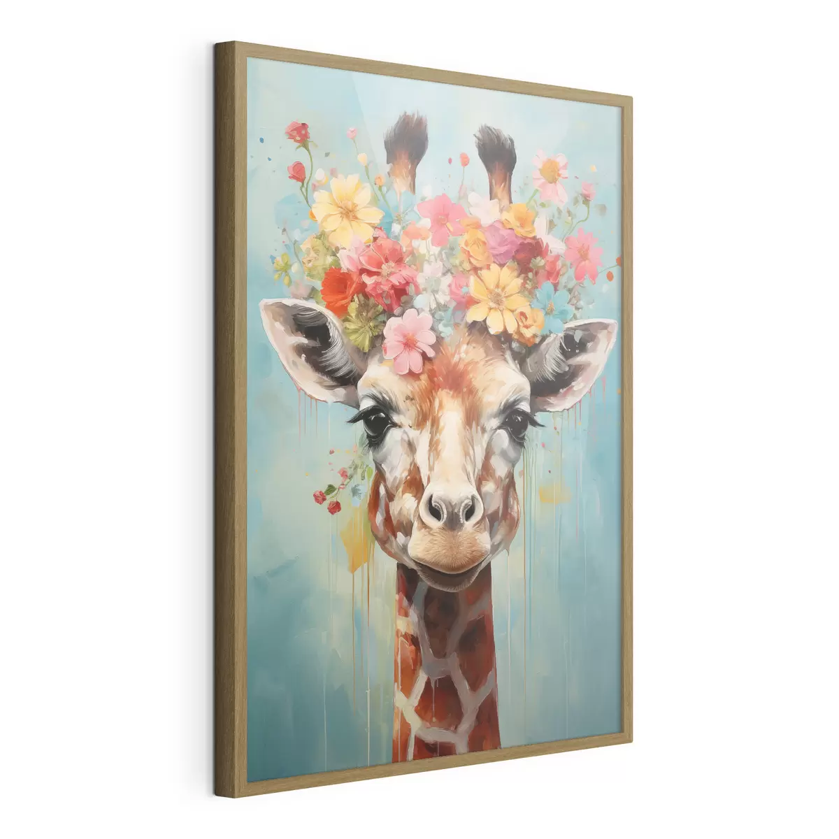 Poster Une jolie girafe f44557