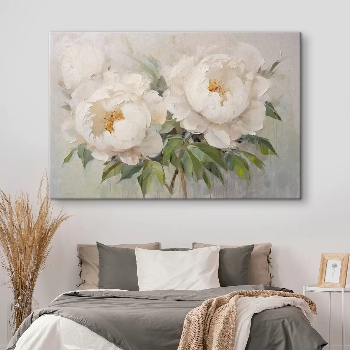 Tableau Délicates pivoines blanches s45268
