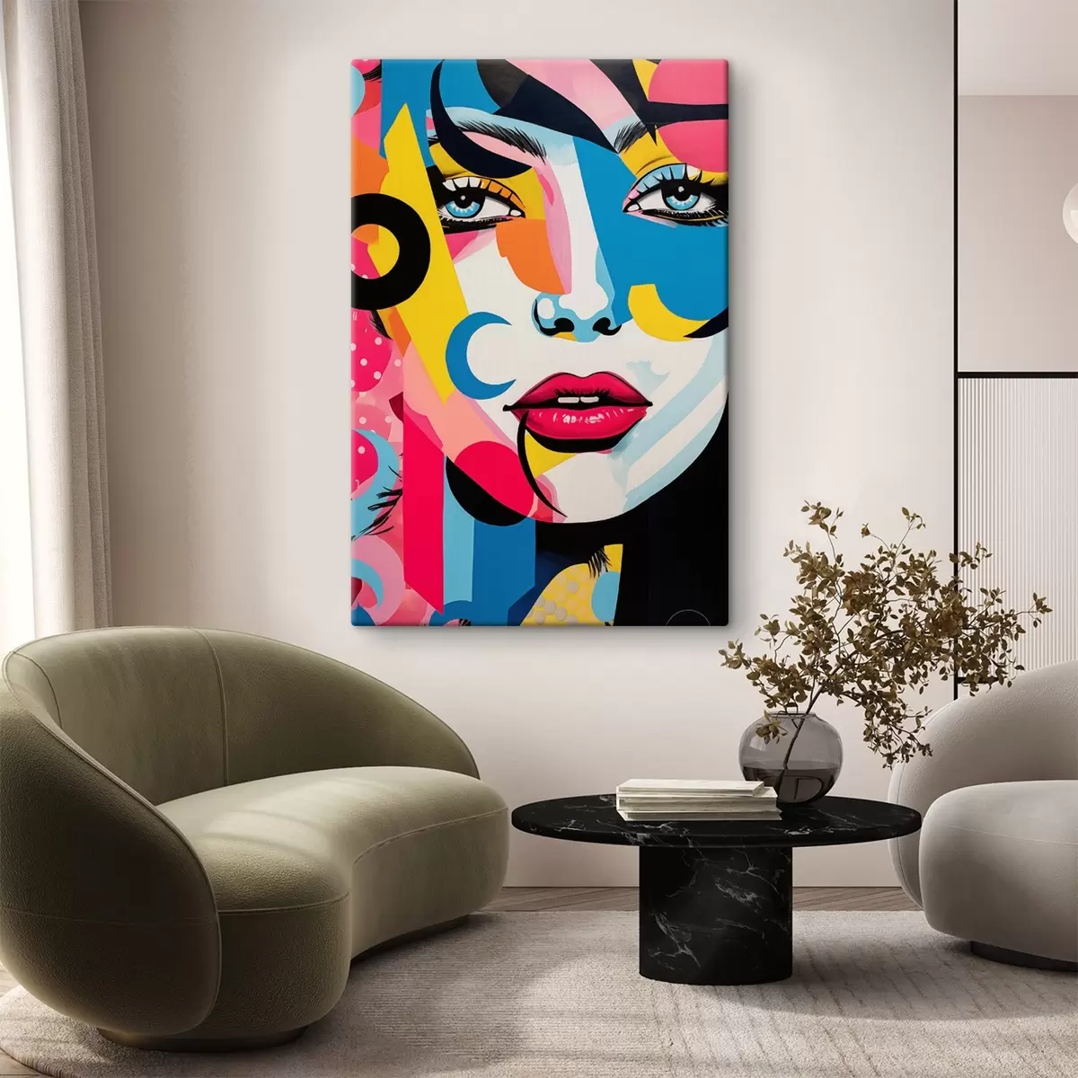 Tableau Le regard du Pop-Art s45283