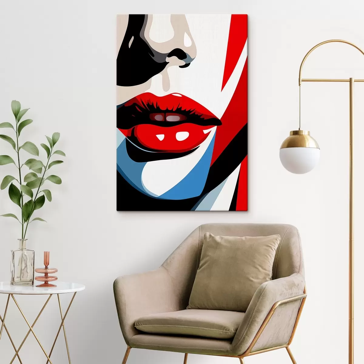 Tableau Robe colorée s45287