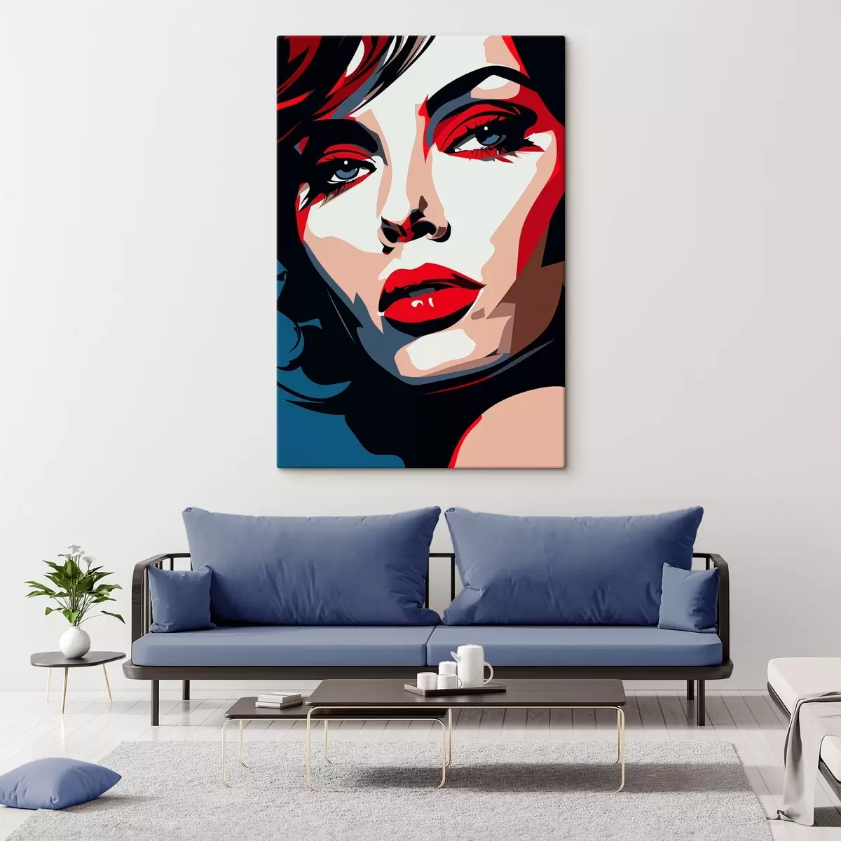 Tableau Fille aux belles couleurs s45288
