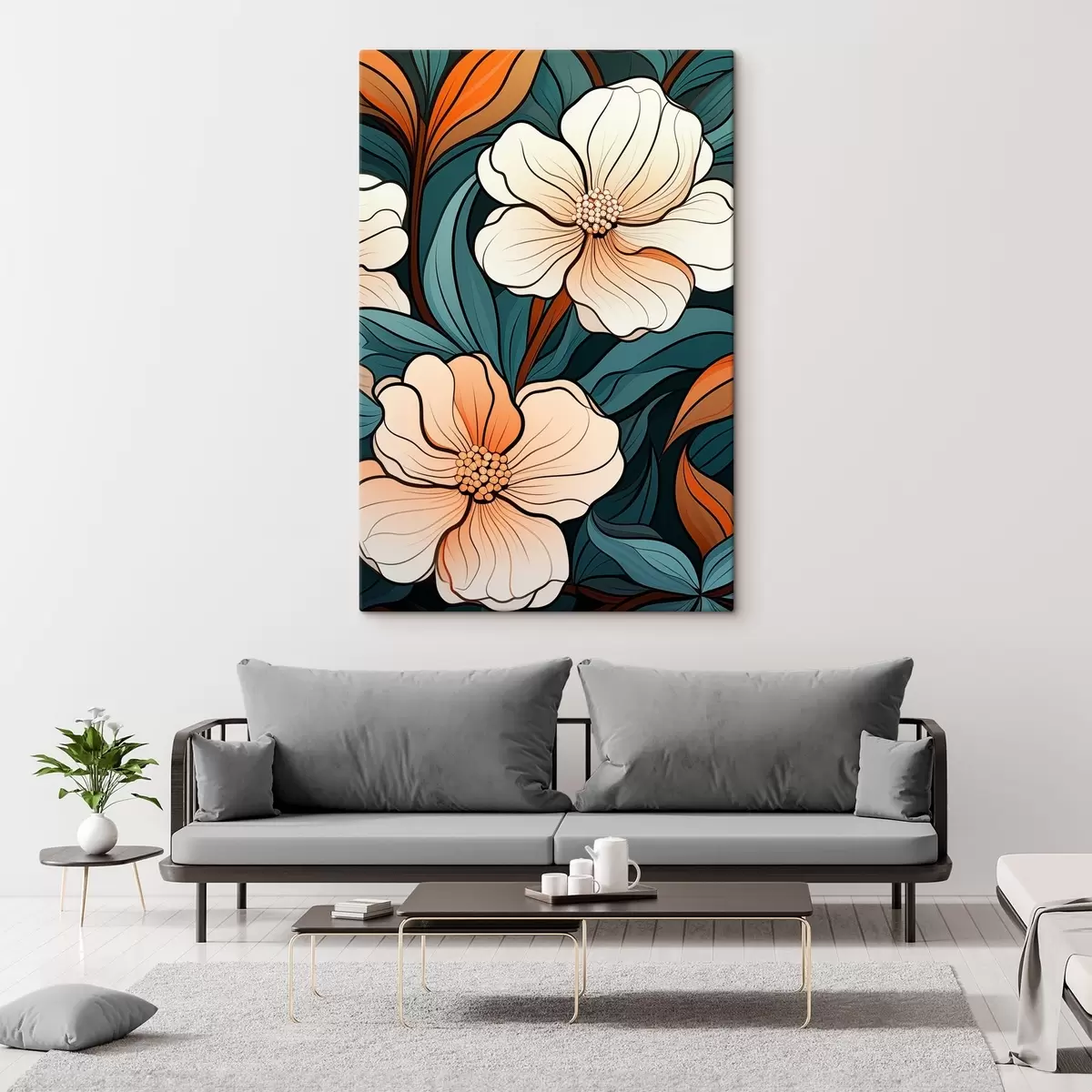 Tableau Fleurs diverses s45291
