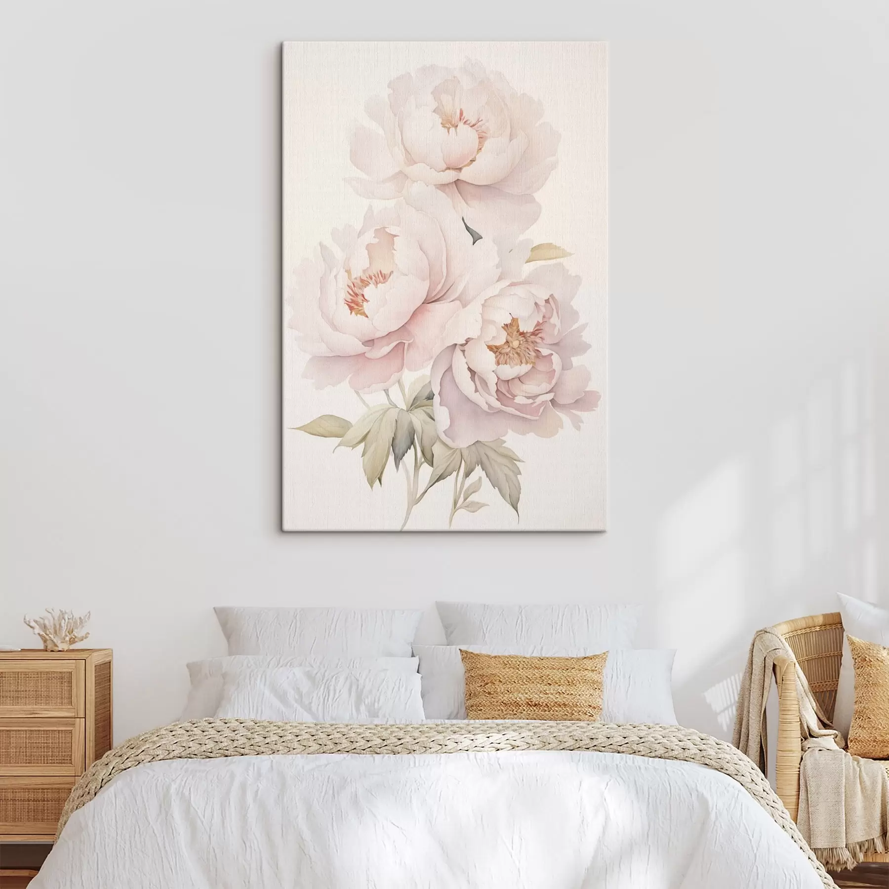 Tableau Pivoines délicates s45293