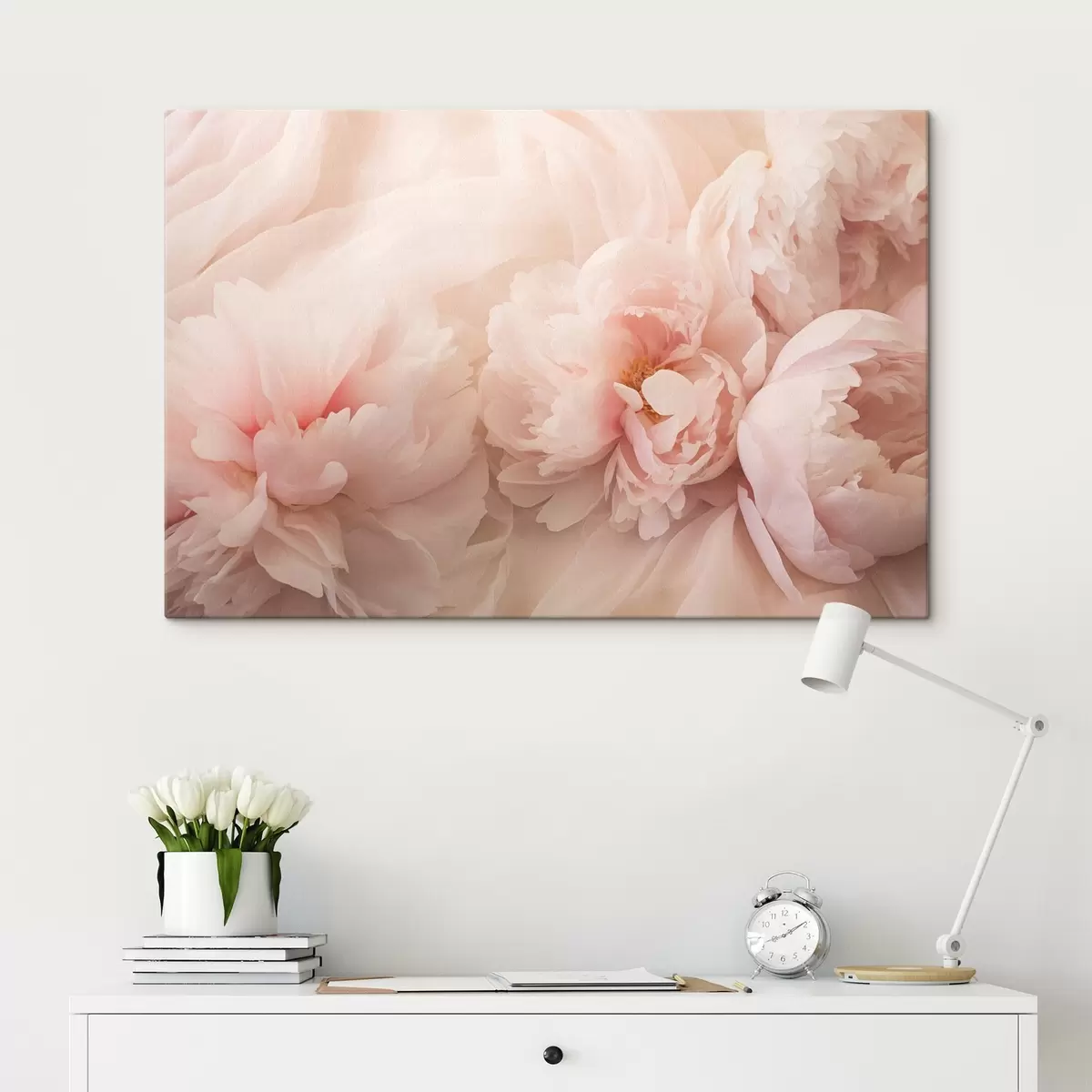 Tableau Pivoines en couleurs roses s45296