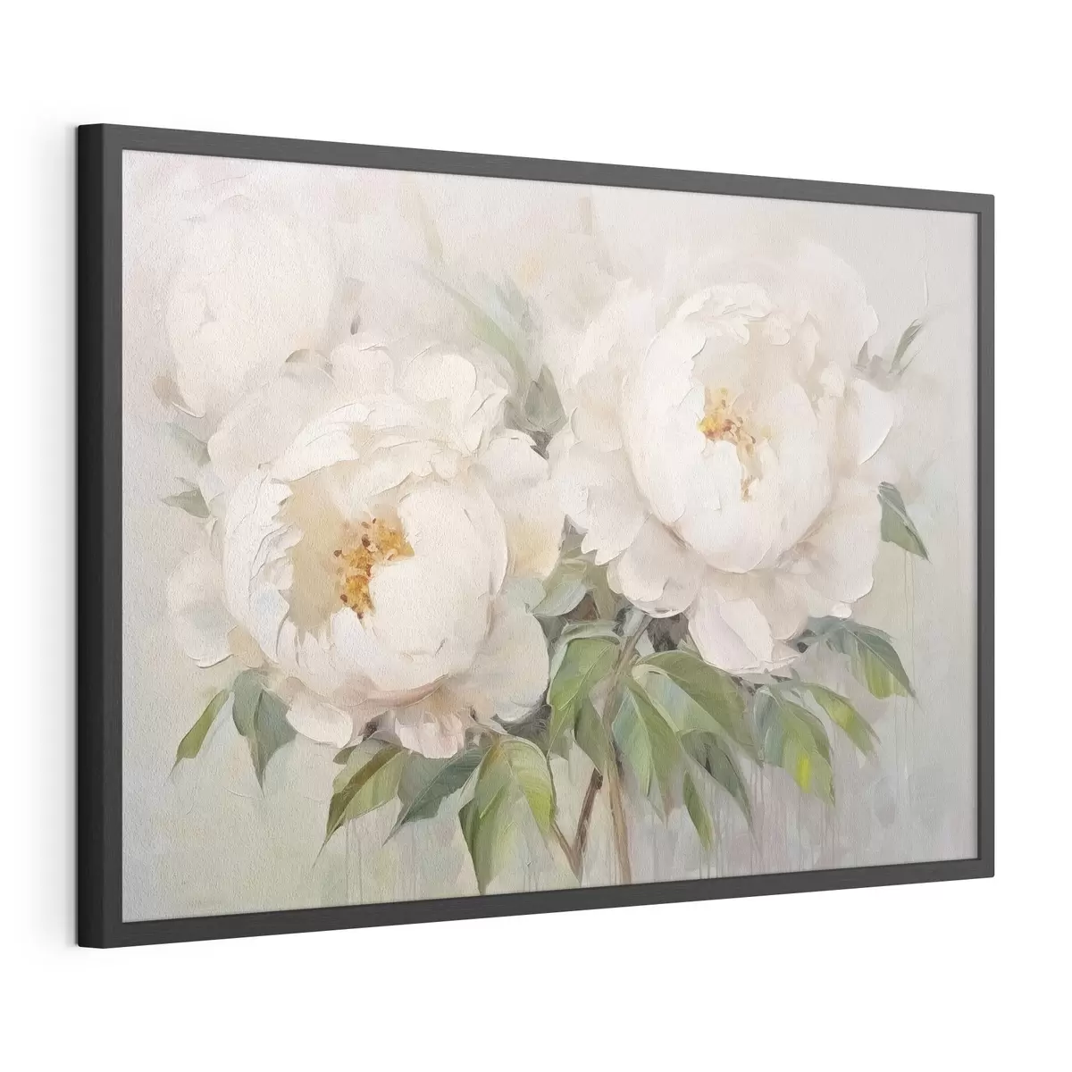 Poster Délicates pivoines blanches f45268