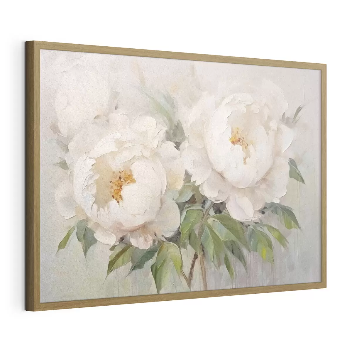 Poster Délicates pivoines blanches f45268