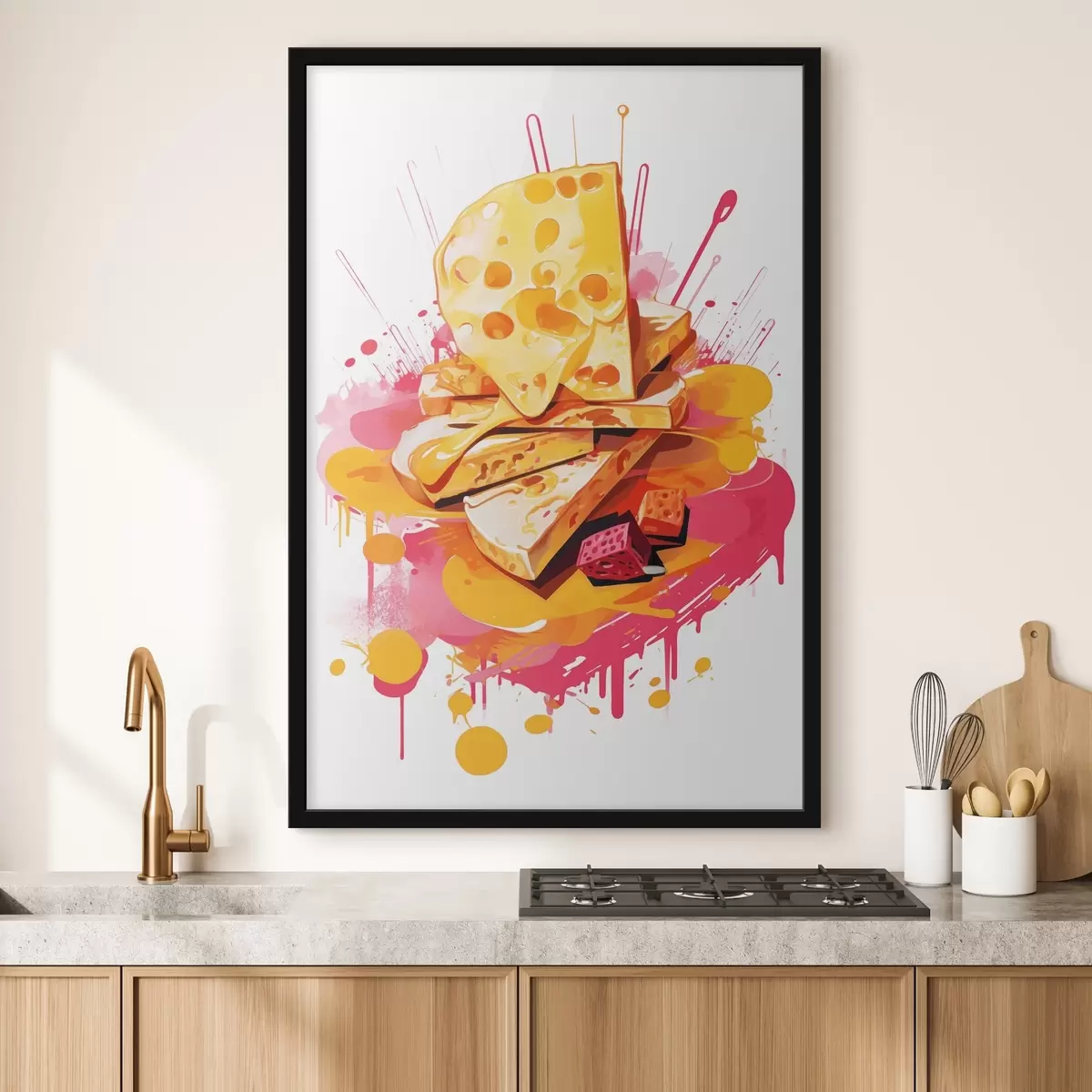 Poster Composition du fromage f45270