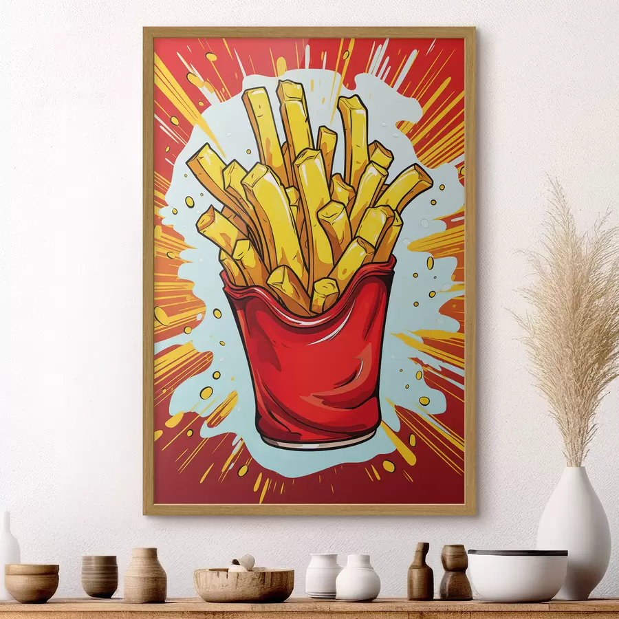 Papier peint Frites f45276