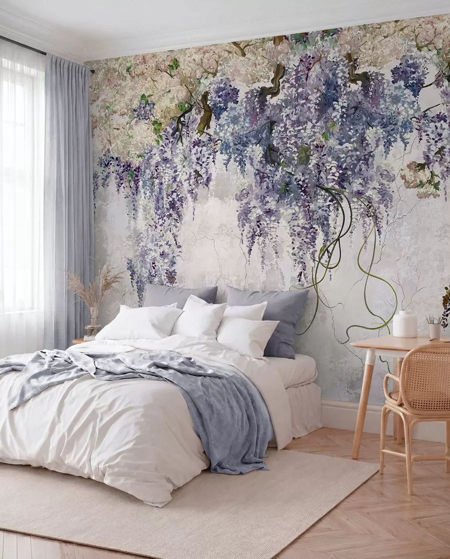 Papier peint Branches de lilas Boho u71720