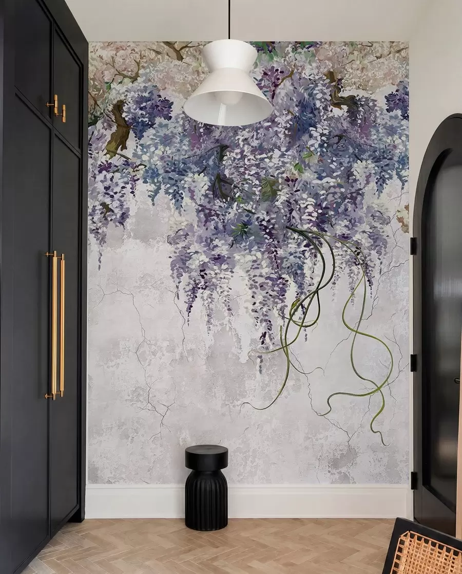 Papier peint Branches de lilas Boho u71720