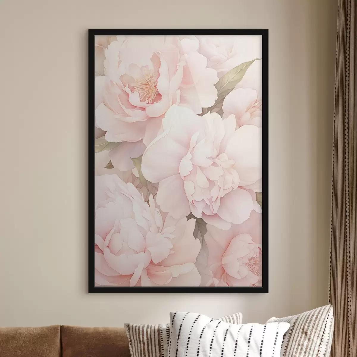 Poster Pivoines de différentes couleurs f45294