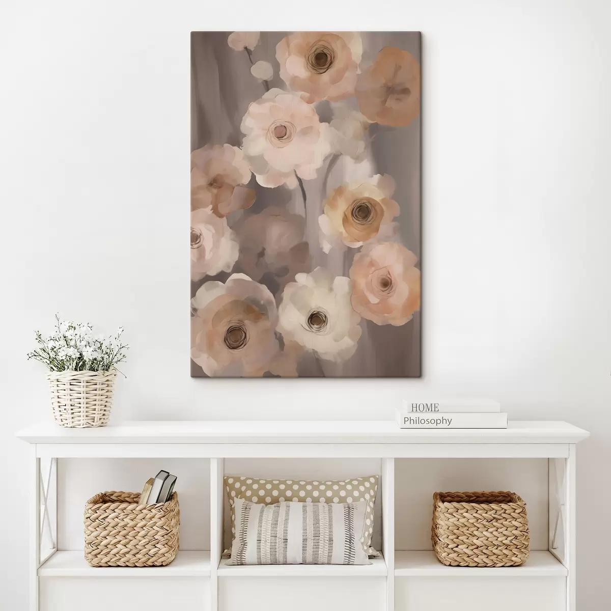 Tableau Fleurs abstraites s45161
