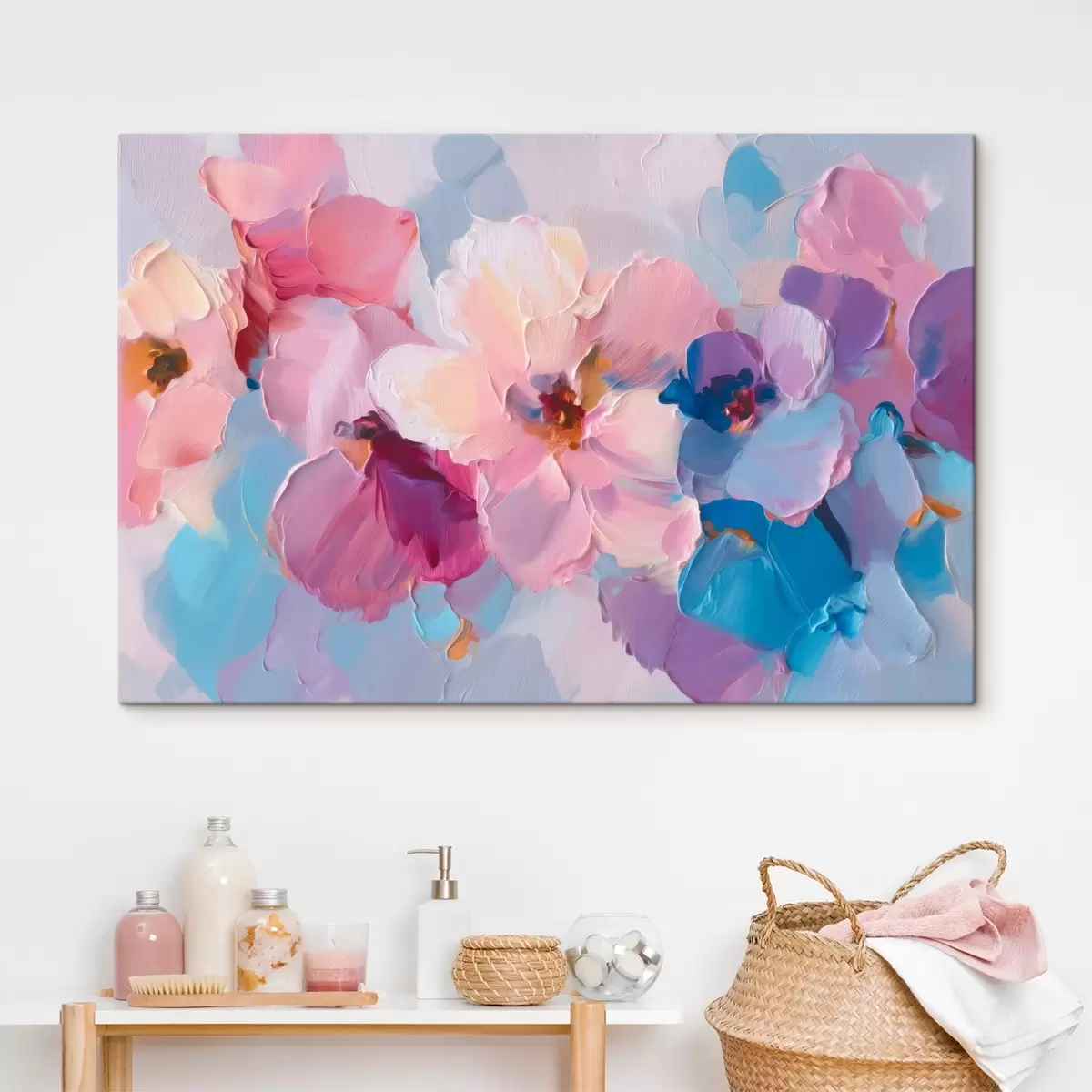 Tableau Fleurs abstraites s45232