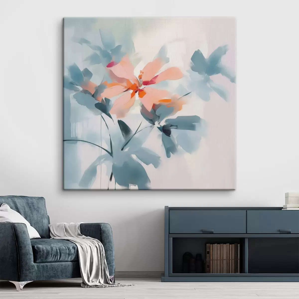Tableau Fleurs abstraites s45304