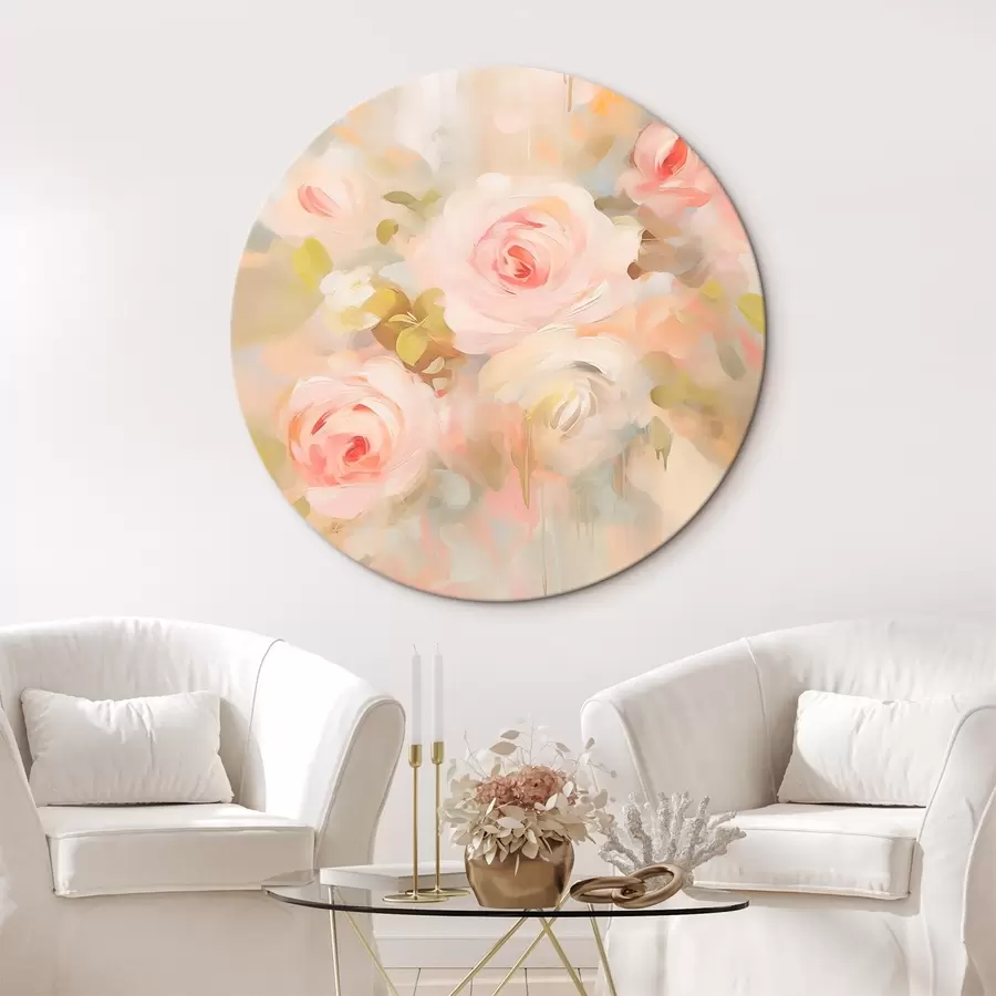 Tableau Peinture d'imitation de roses r45302