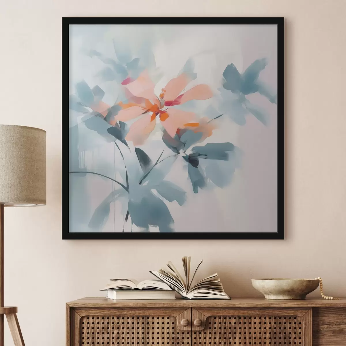 Poster Fleurs abstraites f45304