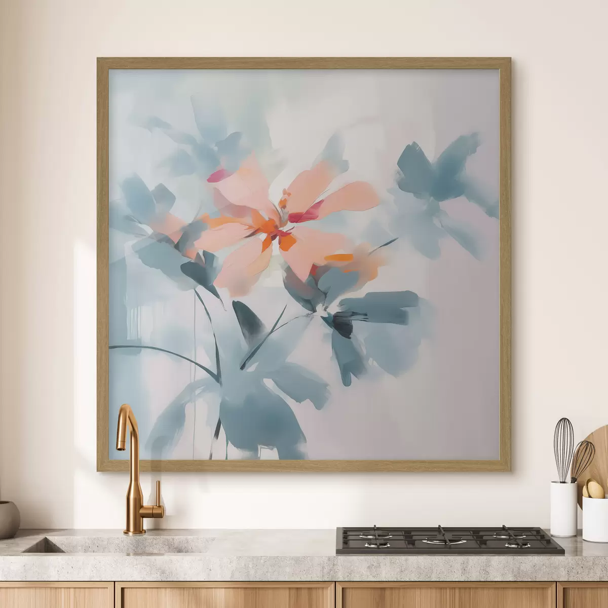 Poster Fleurs abstraites f45304