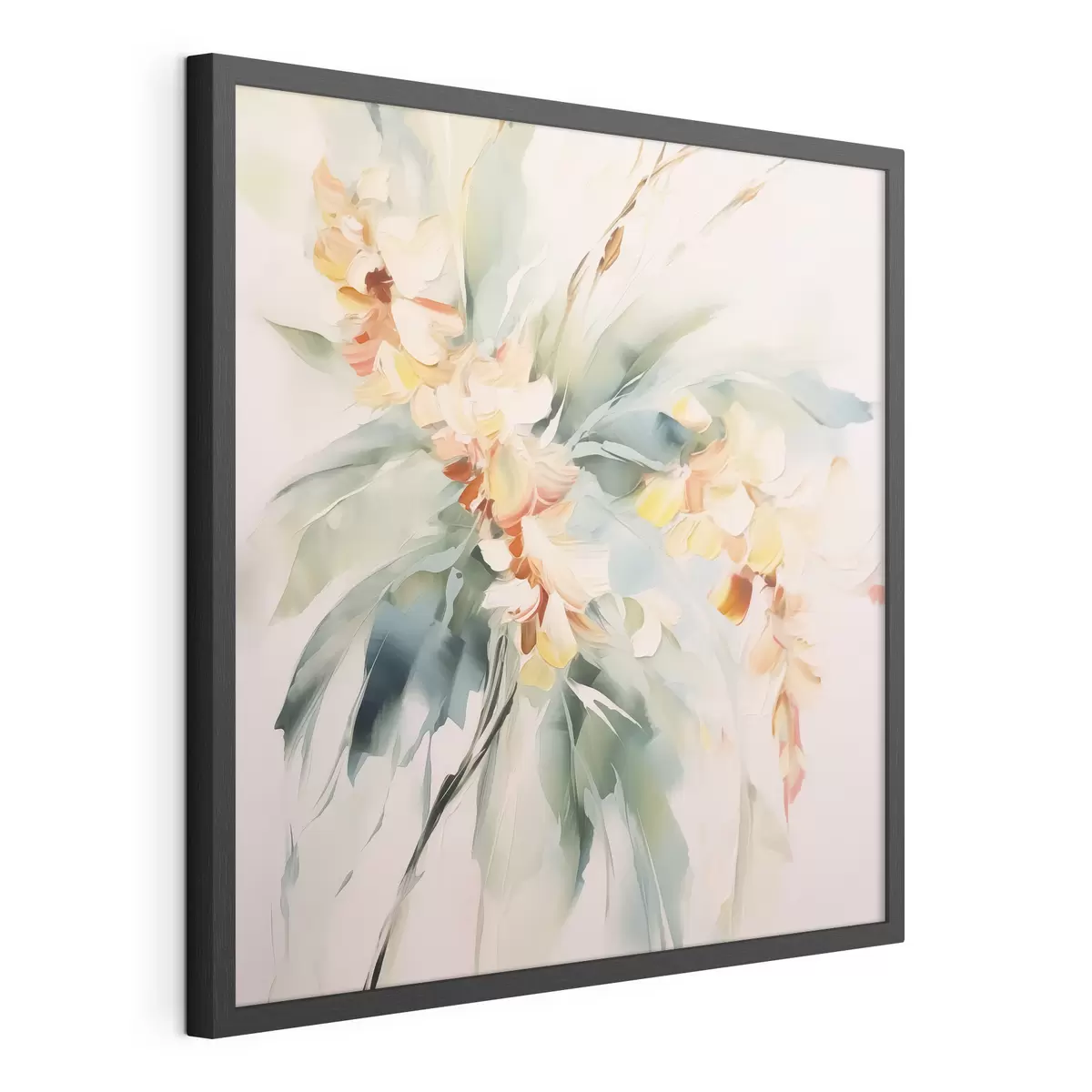 Poster Fleurs abstraites dans le feuillage f45305
