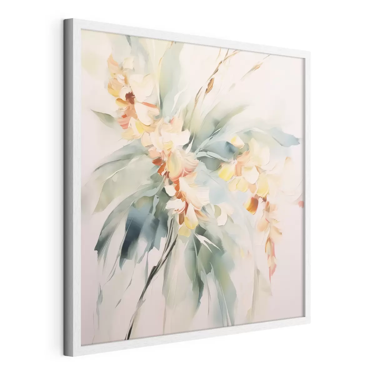 Poster Fleurs abstraites dans le feuillage f45305