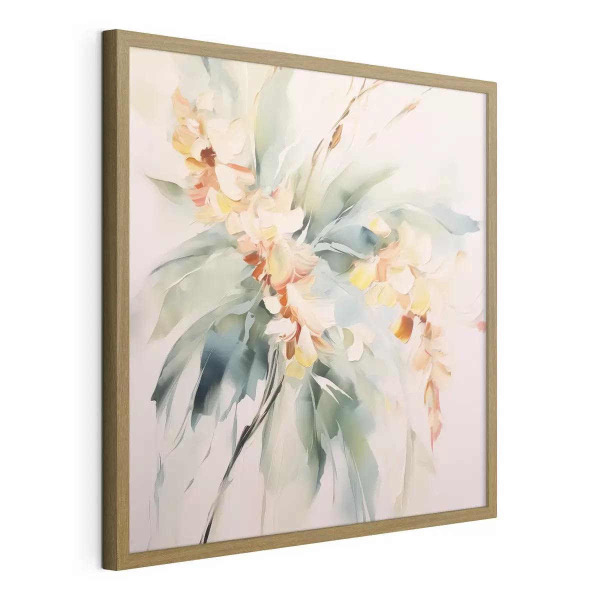 Poster Fleurs abstraites dans le feuillage f45305