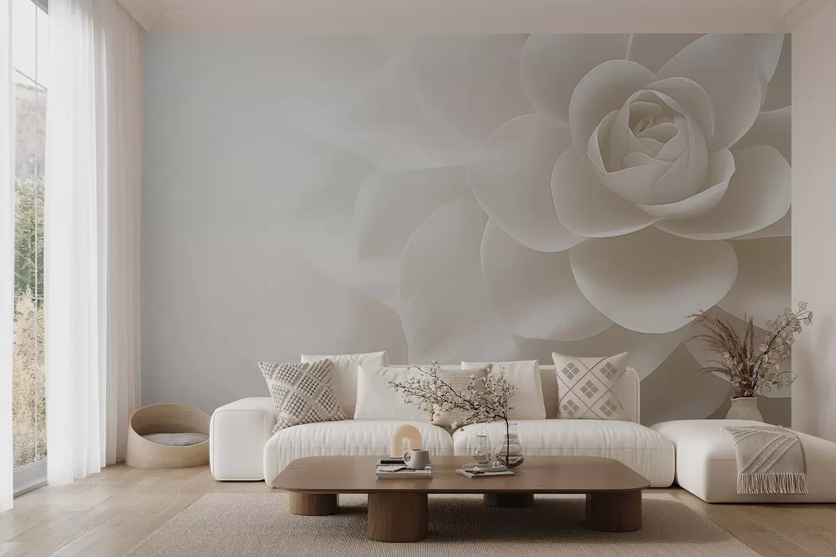 Papier peint Grande fleur w04335