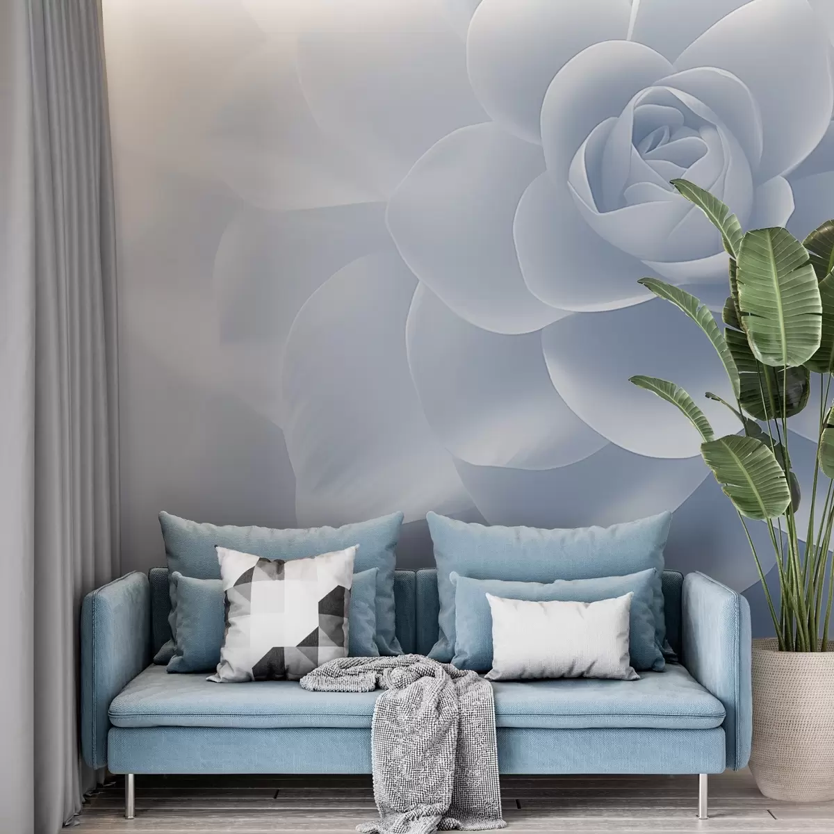 Papier peint Grande fleur w04335v1