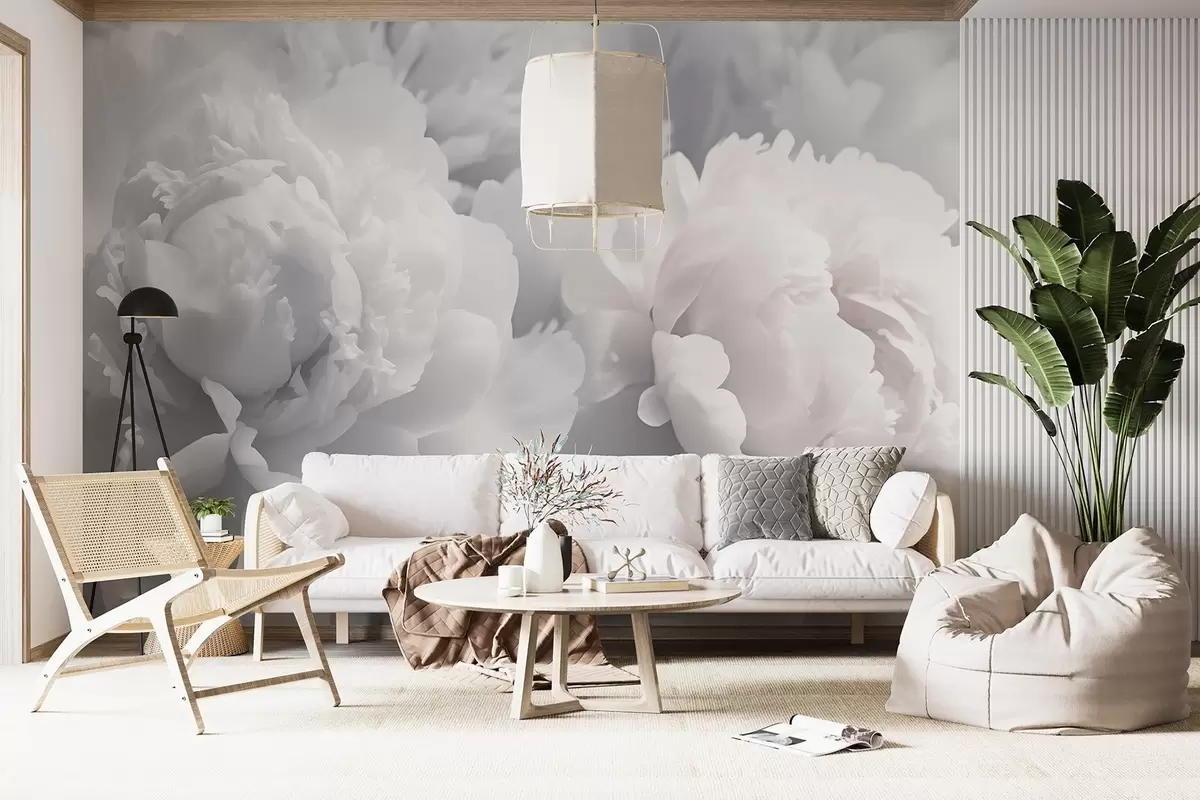 Papier peint Pivoines w04336
